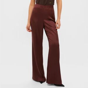 TUCKERNUCK Chocolate Satin Deja Pants S